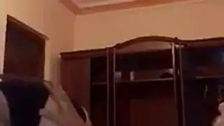 فتاة مغربية ممتلئة في فعل إباحي قوي