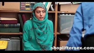 Hijab-Wearing Arab Teen For stealing